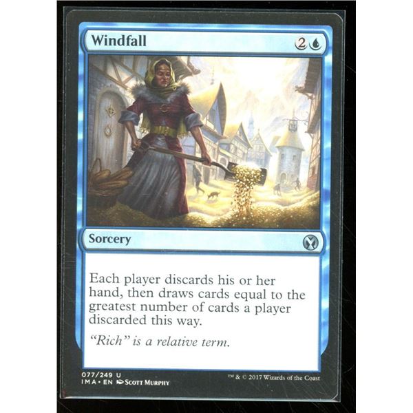 Magic the Gathering Windfall Iconic Masters