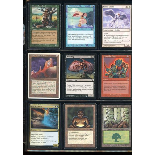 Lot Of 9 Various Magic The Gathering Cards Various Sets & Colors