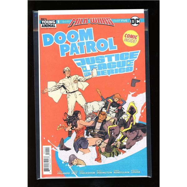 DC Milk Wars Part 5 Doom Patrol Justice League America