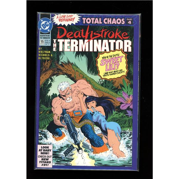 DC Deathstroke The Terminator #15 1st Appearance Of Rose Wilson