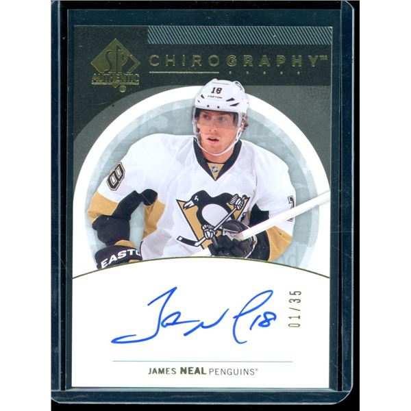 2013-14 SP Authentic Chirography #CJN James Neal 1/35 BV $30