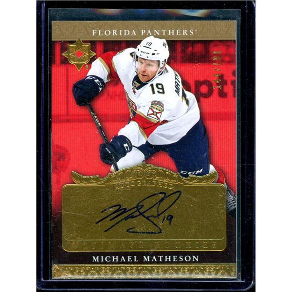 2016-17 Ultimate Collection Retro Rookie Autographs Michael Matheson 144/199