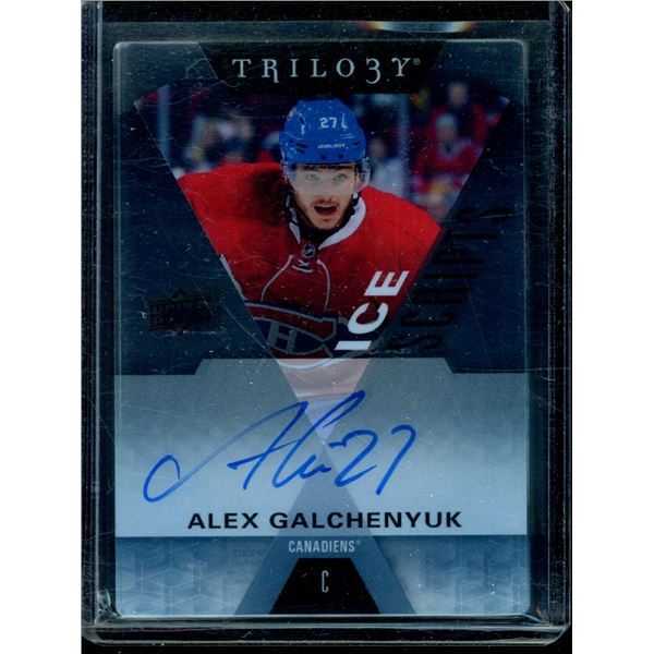 2015-16 Upper Deck Trilogy Ice Scripts #ISAG Alex Galchenyuk