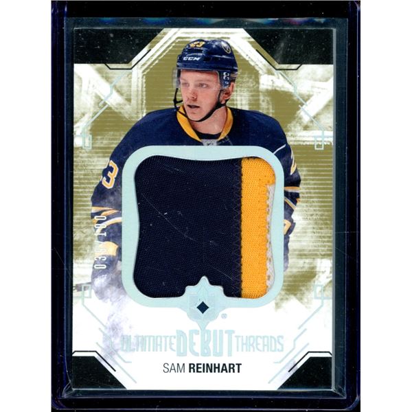 2014-15 Ultimate Collection Debut Threads Patches #DTSR Sam Reinhart 39/100 BV $40