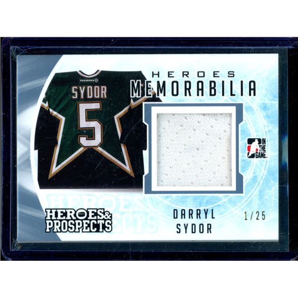 2016-17 ITG Heroes and Prospects Heroes Memorabilia Platinum #HM14 Darryl Sydor 1/25