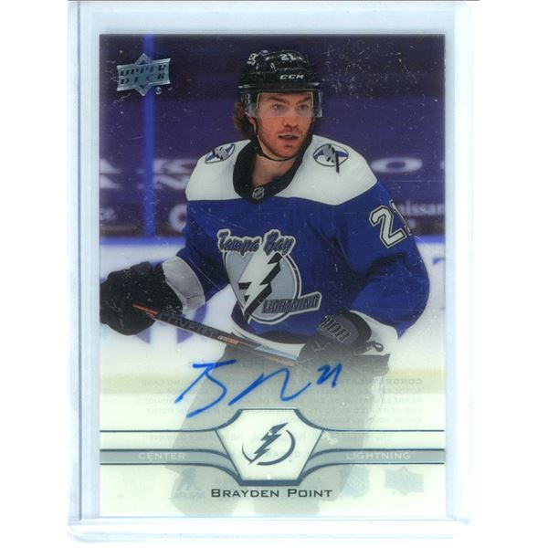 2020-21 Upper Deck Clear Cut #CCBP Brayden Point BV $40