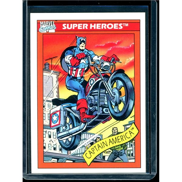 1990 Impel Marvel Universe I #31 Captain America