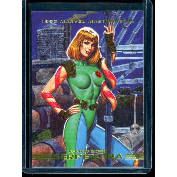 1993 SkyBox Marvel Masterpieces Spectra Etch #S5 Serpentina