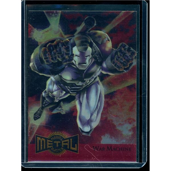 1995 Fleer Metal Marvel Blaster Gold #17 War Machine