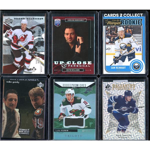 Lot Of 6 Hockey Rookies & Insert Cards