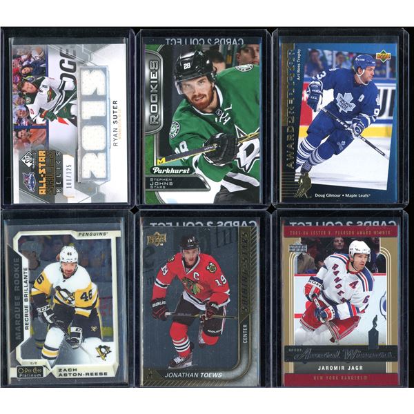 Lot Of 6 Hockey Rookies & Insert Cards