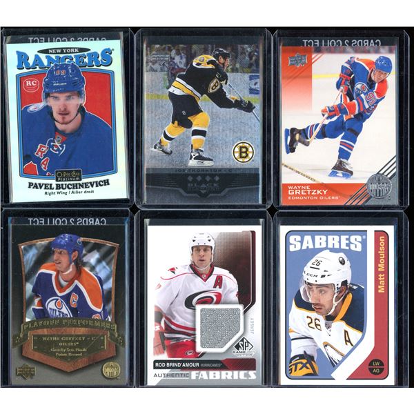 Lot Of 6 Hockey Rookies & Insert Cards