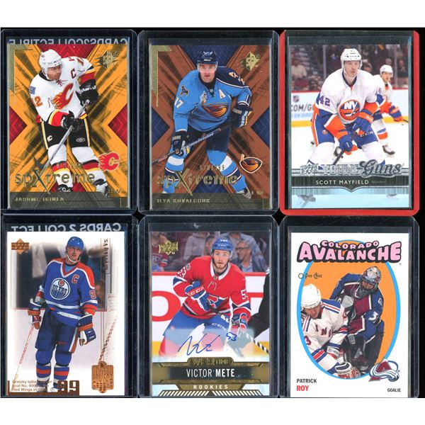 Lot Of 6 Hockey Rookies & Insert Cards