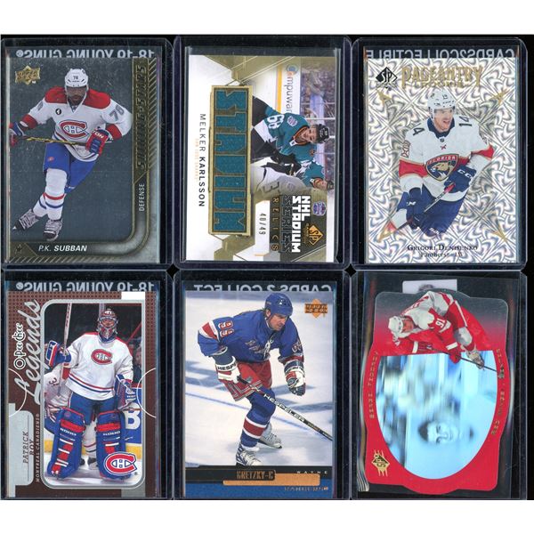 Lot Of 6 Hockey Rookies & Insert Cards