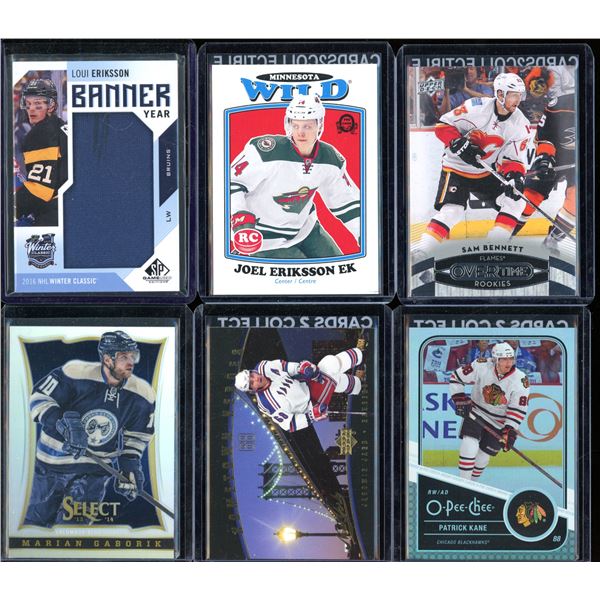 Lot Of 6 Hockey Rookies & Insert Cards