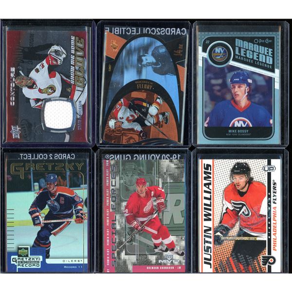 Lot Of 6 Hockey Rookies & Insert Cards