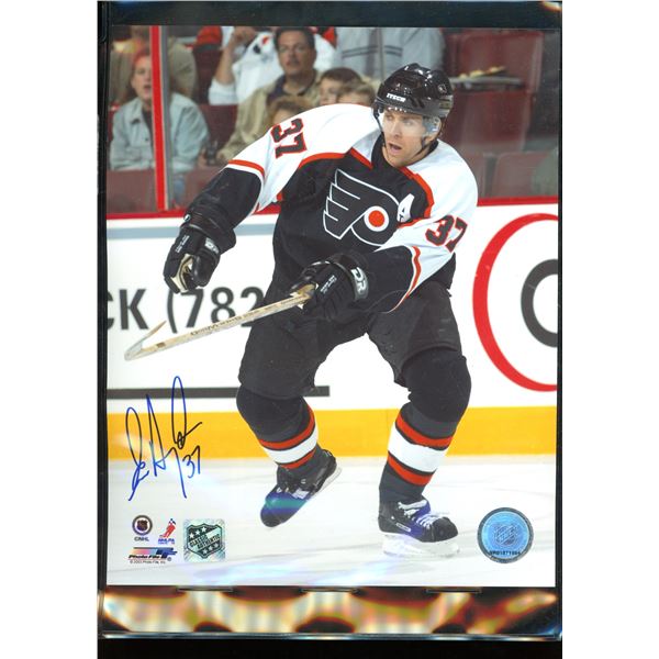 Eric Desjardins Signed Philadelphia Flyers 8x10 Photo With Classic Auctions COA
