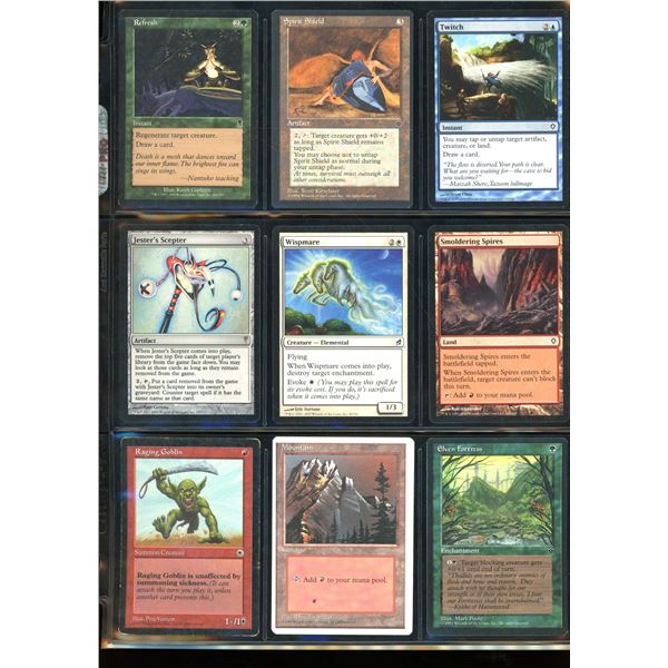 Lot Of 9 Various Magic The Gathering Cards Various Sets & Colors