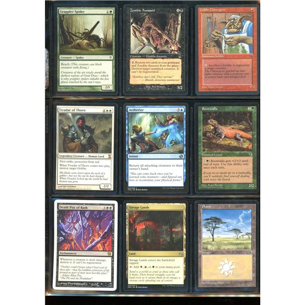 Lot Of 9 Various Magic The Gathering Cards Various Sets & Colors