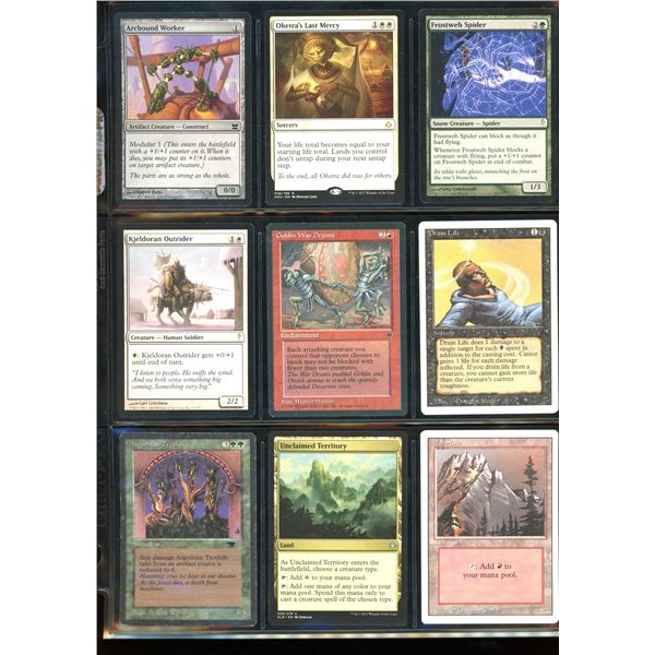 Lot Of 9 Various Magic The Gathering Cards Various Sets & Colors