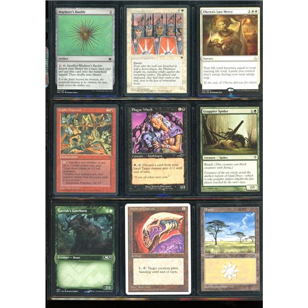 Lot Of 9 Various Magic The Gathering Cards Various Sets & Colors