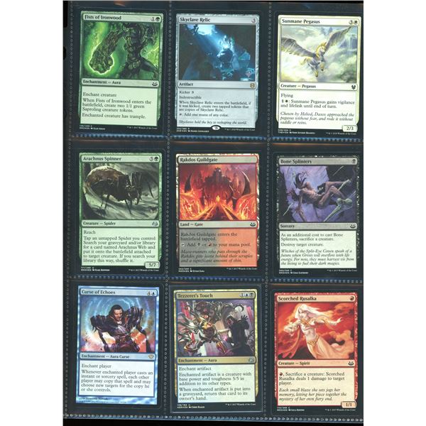 Lot Of 9 Various Magic The Gathering FOIL Cards Various Sets & Colors