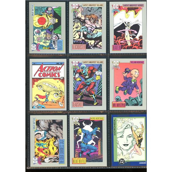 Lot Of 9 Various DC Collector Cards