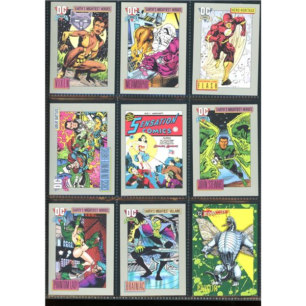 Lot Of 9 Various DC Collector Cards