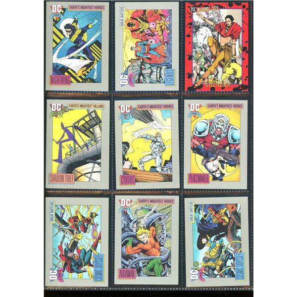 Lot Of 9 Various DC Collector Cards