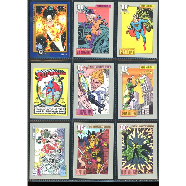 Lot Of 9 Various DC Collector Cards