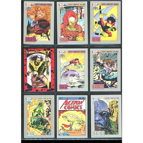 Lot Of 9 Various DC Collector Cards