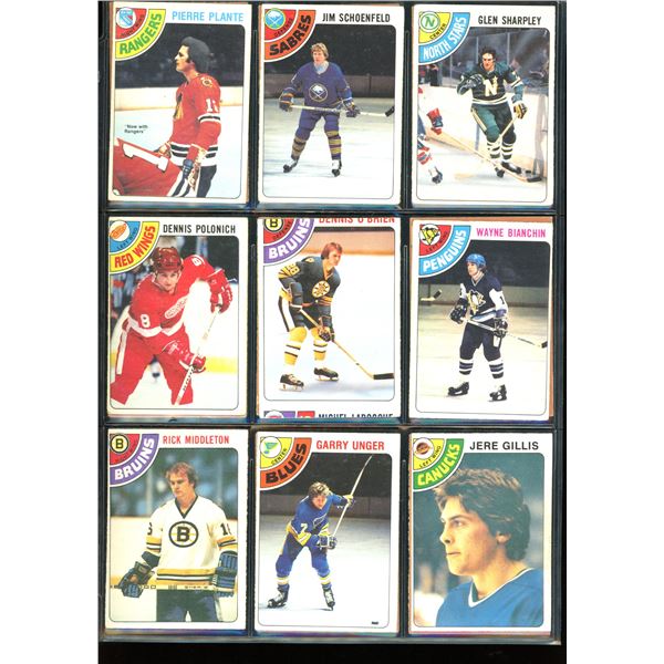 1978-79 OPC O-Pee-Chee Lot Of 18 Vintage Cards Various Teams & Players