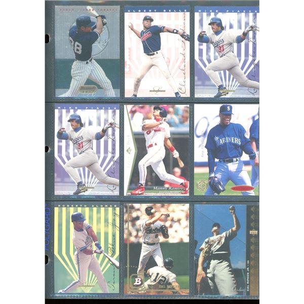 Lot of 9 Various Baseball Cards Various Teams & Players