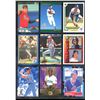 Image 1 : Lot of 9 Various Baseball Cards Various Teams & Players