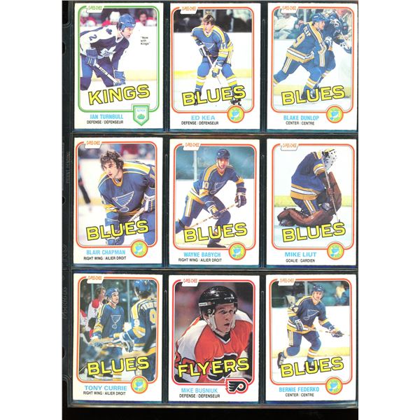 Lot of 9 Various Vintage Hockey Cards Various Teams & Players