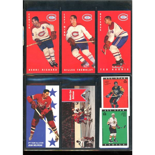 Lot Of 5 Tall Boy Hockey Cards & OPC Stickers Cards