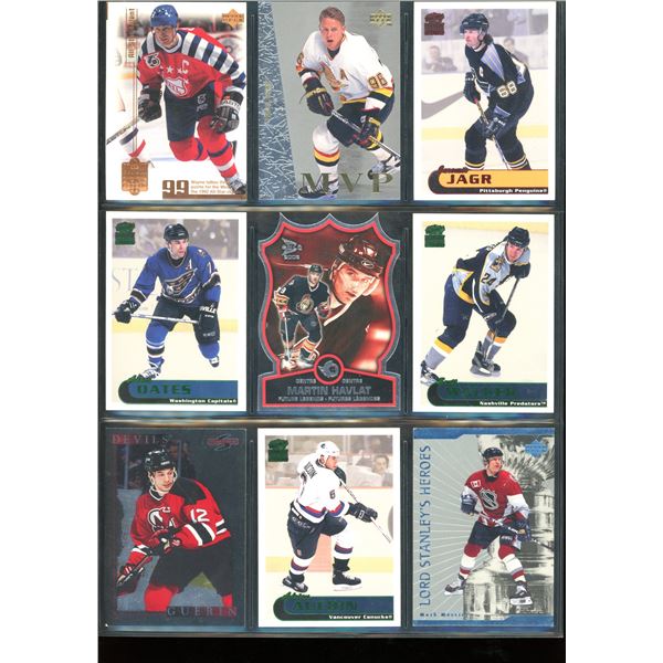 Lot Of 9 Hockey Insert Cards Various Teams & Players