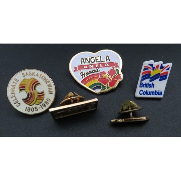 Lot Of 5 Various Collector Pins