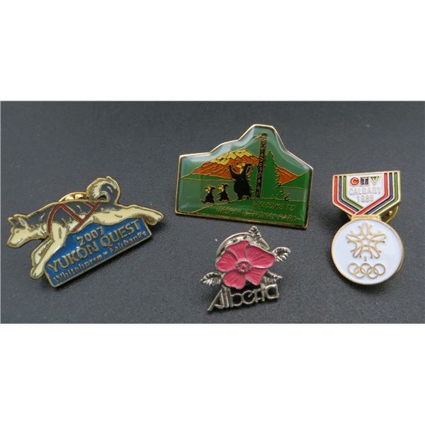 Lot Of 4 Various Collector Pins