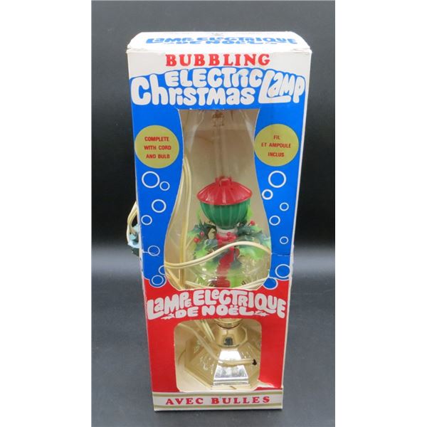 Vintage Bubbling Electric Christmas Lamp