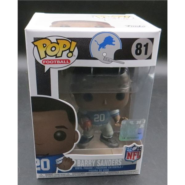 New Funko Pop Football Barry Sanders #81