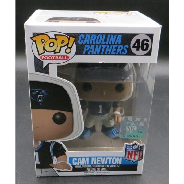 New Funko Pop Football Carolina Panthers Cam Newton #46 BV $30