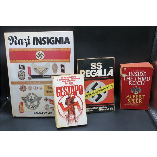 Lot Of 4 Military Army War Insignia Books