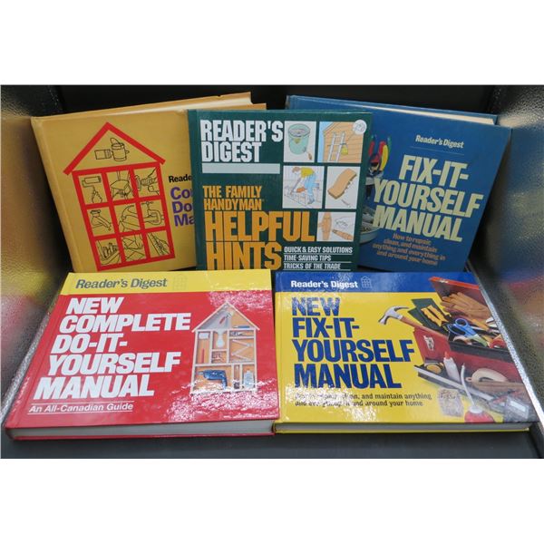 Lot Of 5 Hard Cover Do It Yourself Manuals Books