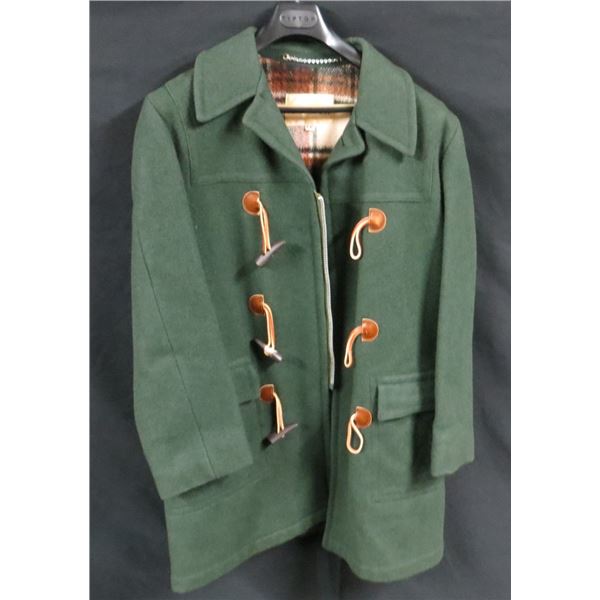 Vintage Croydon Men's Lined Winter Kilt Coat Size 42R