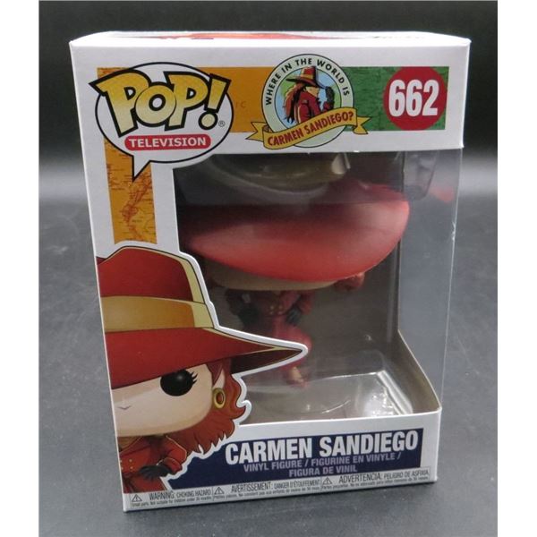 New Funko Pop Carmen Sandiego #662