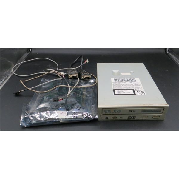 Vintage Creative PC-DVD Dxr2 DVD5240E 5X IDE DVD-ROM CDROM Optical Drive