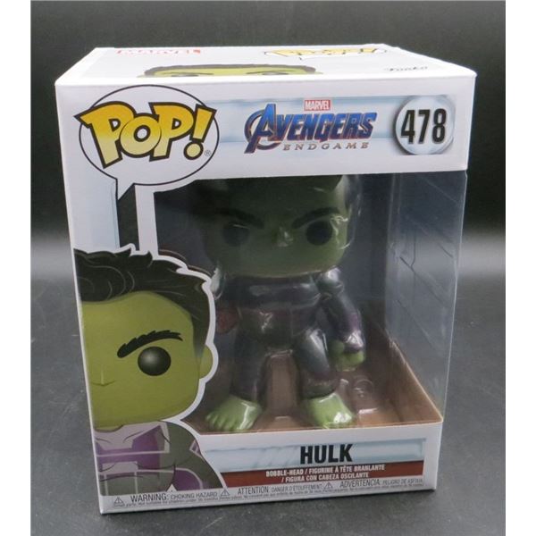 New Funko Pop Marvel Avengers Hulk #478 (6 inch Funko)