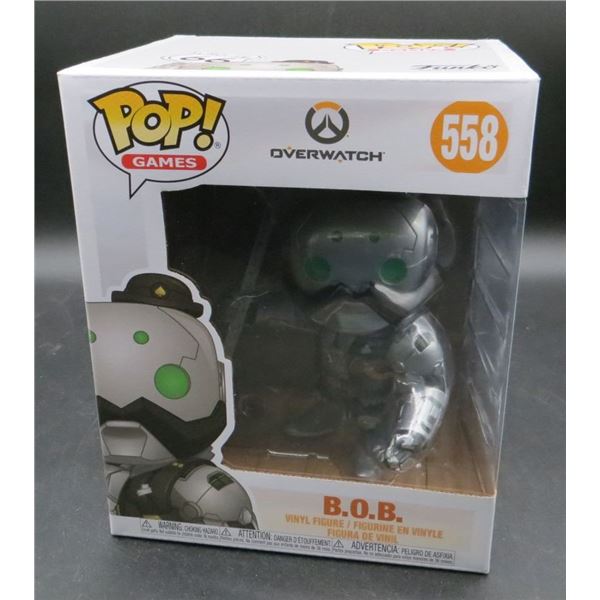 New Funko Pop Overwatch B.O.B. #558 (6 Inch funko pop)
