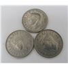 Image 2 : 3x Canadian Nickels 1942